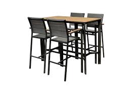 Design, our tables have the added benefit of being as. Fina 5pce Bar Setting Black Outdoor Bar Settings Outdoor Dining