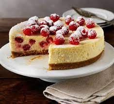 Baked Raspberry Lemon Cheesecake Recipe Bbc Good Food Recipes Lemon Cheesecake Recipes Baking
