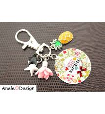 Porte Cles Marraine Cadeau Marraine Jewelry Ananas Flowers Marraine Bapteme Cadeau Marraine Bague Pampille Porte Cle