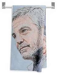 George Clooney Bath Towel