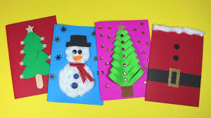 Download Diy Christmas Card Ideas Christmas Craft For Kids Youtube PSD Mockup Templates