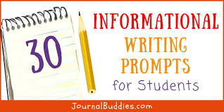 They may get to the end of a sentence, satisfied that find out more about nonfiction text structures here. 30 Informational Writing Prompts Journalbuddies Com