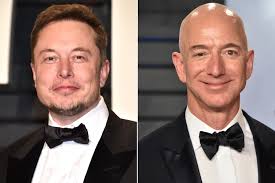 Thoughts & insights from the founder of paypal, spacex, tesla, openai, neuralink, & the boring company. Elon Musk Mocks Jeff Bezos Blue Origin In Nasa Space Race People Com