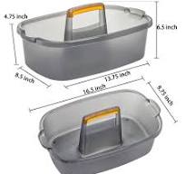 Amazon.com - TOPZEA 2 Pack Cleaning Supplies Caddy, Plastic ...