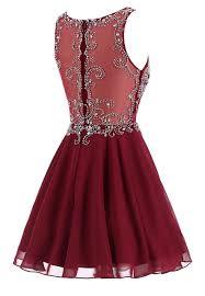 Shangshangxi Dresses For 15 Anos Crystal Short Cocktail Prom Dress For Teens Burgundyus14 Sparkly Prom Dresses Prom Dresses Short Short Cocktail Prom Dresses