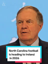 North Carolina Football Kicks Off in Dublin 2026