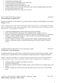 sample bar manager resume ideas on