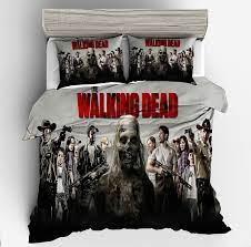 He sets out to find his family and encounters many other survivors along the way. Gife Home Living Bedding Set Quilt Cover Set Bed Duvet Cover Set Pillowcase Cover The Walking Dead 2019 New Listing Tv Series The Walking Dead 3d Print Wish