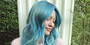 Hilary duff's hazel eye color and skin color white. Hilary Duff Has Cotton Candy Blue Hair Now See Photos Allure