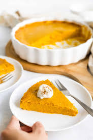 It's so creamy, but with a wonderful high protein. Crustless Pumpkin Pie Gluten Free Dairy Free Dish By Dish