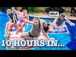 Last To Sink Wins 10 000 Swimming Pool Challenge Symonne Harrison Youtube Swimming Pools Challenges Swimming