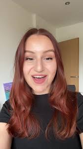 omg I think I love it #hairtransformation #hair #hairtok #dye #hairdye  #niceneasy #clairol #mahogany #haircolorchange #boxdye #fyp #fy #viral  #fypシ #kesfet