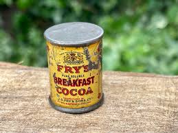 Fry's Cocoa Chocolate Advertising Tin ...
