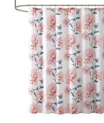 Check out our white floral curtain selection for the very best in unique or custom, handmade pieces from our curtains & window treatments shops. Bold Floral Print Fabric Shower Curtain White Pink And Green 72in X72 In Walmart Com Walmart Com