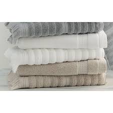Parure, housse de couette, drap housse, taies d'oreiller. Drap De Bain 100 Coton Bio Blanc 70x140 Cm 500g