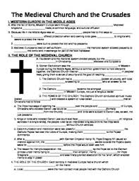 Unit 4 Lesson 4 The Crusades Guided Notes Guided Notes Lesson Note Sheet