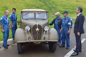 御殿場市のｎｐｏ法人 防衛技術博物館を創る会 小林雅彦代表理事 は 戦前に日本が世界で初めて製造した量産小型四輪駆動車 くろがね四起前期型 を２年の歳月を掛け くろがね 四輪駆動 戦前