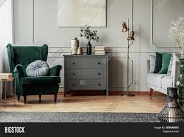 These emerald green chair are trendy and can fit into every decoration style. Abstract Painting On Image Photo Free Trial Bigstock