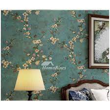 Also best 25 blue floral wallpaper ideas on pinterest floral via pinterest.com. Floral Wallpaper Vintage Non Woven Fabric Home Art Decor Living Room