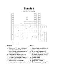 Banking Life Skills Vocabulary Crossword Puzzle Worksheet Vocabulary Worksheets Life Skills Life Skills Curriculum