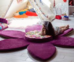 Design teppich elegant 8 best teppiche pinterest. 3d Blume Kinderteppich Sitzkissen Kinderzimmer Deko Bei Bebe Fee