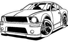 Colorless and color samples for adult antistress coloring book cover. 35 Car Mustang Coloring Pages Ideas Coloring Pages Mustang Cars Coloring Pages