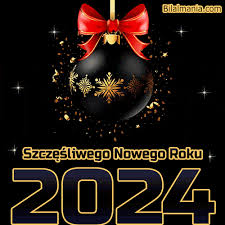 50+ Szczęśliwego Nowego Roku 2024 GIF | Obrazy | Życzenia