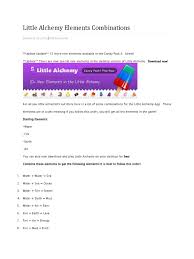 You can quickly browse and navigate through the possible combinations. Little Alchemy Elements Atmosphere Of Earth Sea