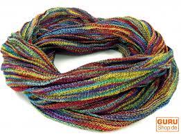 Er ist an beiden enden. Weicher Loop Schal Stola Magic Loopschal Weste Bunt