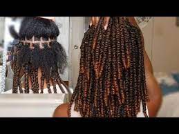 How To Spring Twist On Natural Hair Youtube Natural Hair Twists Hair Styles Hair Twist Styles