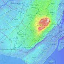 L'opération vox pop a été réalisée dans les arrondissements afin de recueillir les témoignages de 375 citoyens et citoyennes de montréal et de connaître. Cote Des Neiges Notre Dame De Grace Topographic Map Elevation Relief