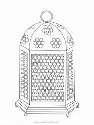 Free Coloring Page Festive Fanoos Ramadan Crafts Free Coloring Pages Coloring Pages