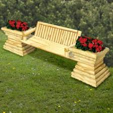 Simple Deck Benches With Under Mount Lighting Corner Built In Planter Box Description From Pinter Landscape Timber Crafts Garden Bench Plans Garden Bench Diy
