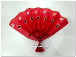 How to make diy paper fortune cookies. Diy Chinese New Year Decorations Chinese Fan Home Is Where My Heart Is