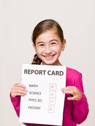 First, we sit down and go over the report cards with each of our 3 children. Dollars For A S
