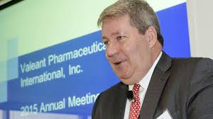 After missteps, CEO of pharma firm Valeant steps down