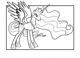 Jun 13, 2013 · let them paint and smear a color riot on these free printable my little pony coloring pages. Princess Celestia Coloring Pages Best Coloring Pages For Kids