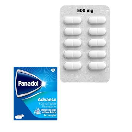 Panadol Advance Paracetamol Blue 500mg – Single Blister Strip Containi – Sige Mart UAE