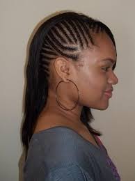 Section out rectangle in the interior of head. Pin By Tracy Magino On Hair In 2021 Half Cornrows Braids With Weave Weave Hairstyles