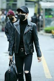 Jᴬˢ On Twitter Bts Inspired Outfits Leather Jacket Jacket Outfits