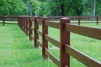 Black vinyl deck & porch railing. Brown Vinyl 3 Rail Fence Fence Rail Fence Farm Fence