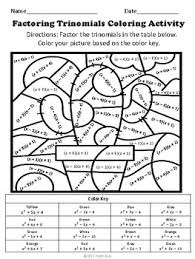 Factoring trinomials by grouping pdf notes: Factoring Trinomials By Math Club Teachers Pay Teachers