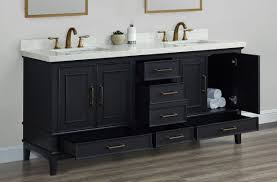 Parker Midnight 72 Inch Double Sink Vanity By Mission Hills Double Sink Vanity Vanity Sink 72 Double Sink Vanity