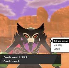Zarude Gen 8 Pokemon Galar Isle Of Armor The Movie Coco Mythical Caped Pokemon Gen 8 Gen 8 Pokemon Pokemon