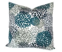 Outdoor Decorative Throw Pillow Cover With Zipper Outdoor Etsy Decorative Throw Pillow Covers Throw Pillows Floral Cushions