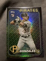 2024 Topps Series 1 Holiday Foil Nick Gonzales #168 RC Pittsburgh Pirates