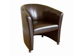 Club Chair With Wheels Wholesale Interiors With Images Upholstered Accent Chairs Leather Accent Chair