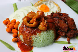 1.3 cara membuat resipi kampung nasi lemak : Resepi Nasi Lemak Hijau Pandan