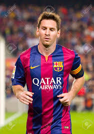 (soccer) initialism of fc barcelona, a famous spanish sports club from barcelona, best known for its football (soccer) section; Lionel Messi Of Fcb In Action At Spanish League Match Between Fc Barcelona And Celta De Vigo Final Score 0 1 On November 1 2014 In Camp Nou Stadium Barcelona Spain Stock Photo