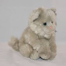 Animal Alley Grey Persian Kitten Kitty Cat Stuffed Plush Cat Breeds Ragdoll Animals Kitten